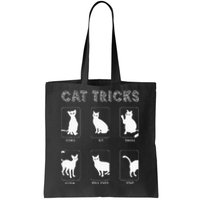 Cat Tricks Funny Kitten Kitty Pet Owner Gift Tote Bag