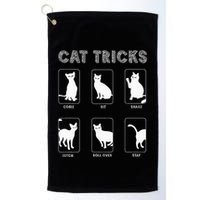 Cat Tricks Funny Kitten Kitty Pet Owner Gift Golf Towel