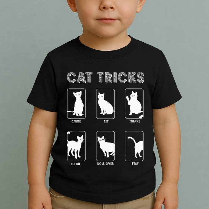 Cat Tricks Funny Kitten Kitty Pet Owner Gift Toddler T-Shirt
