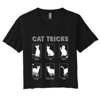 Cat Tricks Funny Kitten Kitty Pet Owner Gift Crop Top