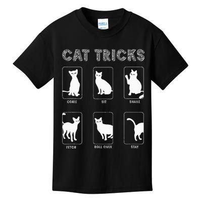 Cat Tricks Funny Kitten Kitty Pet Owner Gift Kids T-Shirt