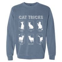Cat Tricks Funny Kitten Kitty Pet Owner Gift Garment-Dyed Sweatshirt