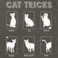 Cat Tricks Funny Kitten Kitty Pet Owner Gift Cotton Canvas Backpack