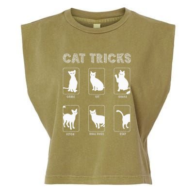 Cat Tricks Funny Kitten Kitty Pet Owner Gift Garment-Dyed Women's Muscle Tee