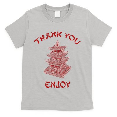 Chinese Takeout Food Thank You Box For Chef Asian Cuisine T-Shirt