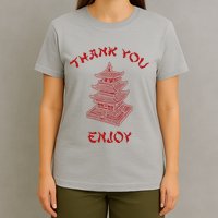 Chinese Takeout Food Thank You Box For Chef Asian Cuisine T-Shirt
