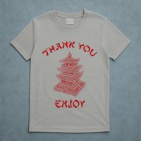 Chinese Takeout Food Thank You Box For Chef Asian Cuisine T-Shirt