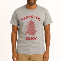 Chinese Takeout Food Thank You Box For Chef Asian Cuisine Tall T-Shirt