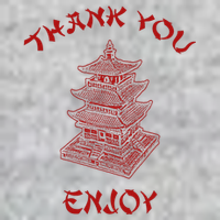 Chinese Takeout Food Thank You Box For Chef Asian Cuisine Full Zip Hoodie