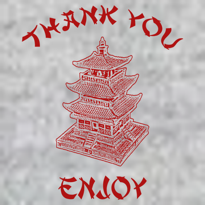 Chinese Takeout Food Thank You Box For Chef Asian Cuisine Full Zip Hoodie