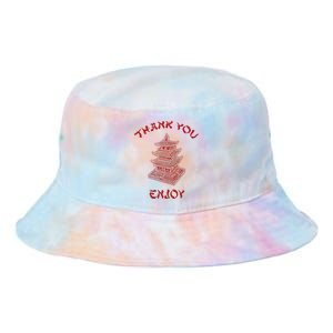 Chinese Takeout Food Thank You Box For Chef Asian Cuisine Tie Dye Newport Bucket Hat