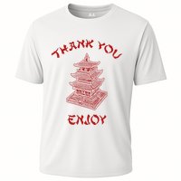 Chinese Takeout Food Thank You Box For Chef Asian Cuisine Cooling Performance Crew T-Shirt
