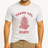 Chinese Takeout Food Thank You Box For Chef Asian Cuisine Cooling Performance Crew T-Shirt