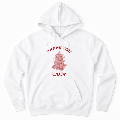 Chinese Takeout Food Thank You Box For Chef Asian Cuisine Hoodie