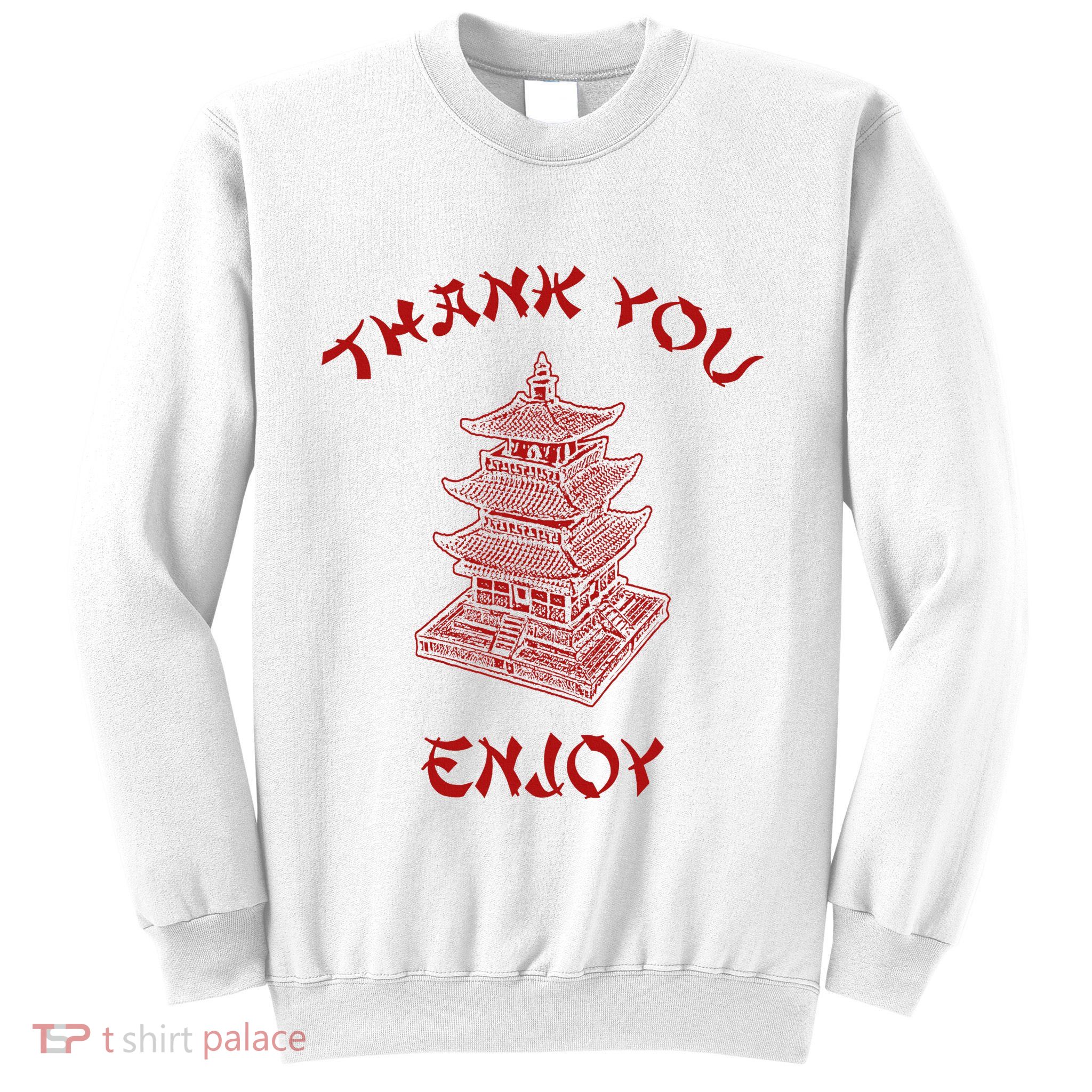Chinese Takeout Food Thank You Box For Chef Asian Cuisine Sweatshirt