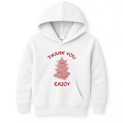 Chinese Takeout Food Thank You Box For Chef Asian Cuisine Kids Hoodie