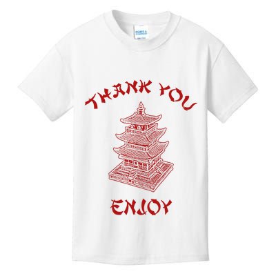 Chinese Takeout Food Thank You Box For Chef Asian Cuisine Kids T-Shirt