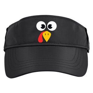 Cute Turkey Face Matching Family Costume Thanksgiving Day Adult Drive Performance Visor