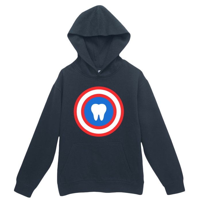 Captain Tooth Funny Dentistry Dentist Urban Pullover Hoodie