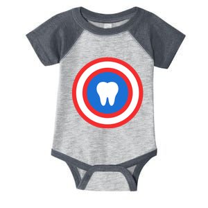 Captain Tooth Funny Dentistry Dentist Infant Baby Jersey Bodysuit