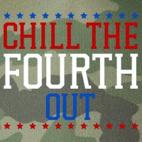 Chill The Fourth Out Funny 4th Of July Legacy Tie Dye Trucker Hat