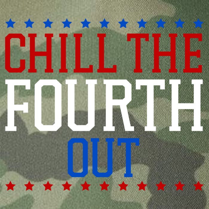 Chill The Fourth Out Funny 4th Of July Legacy Tie Dye Trucker Hat