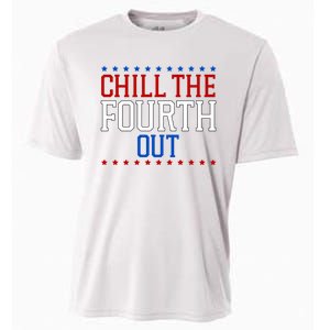 Chill The Fourth Out Funny 4th Of July Cooling Performance Crew T-Shirt