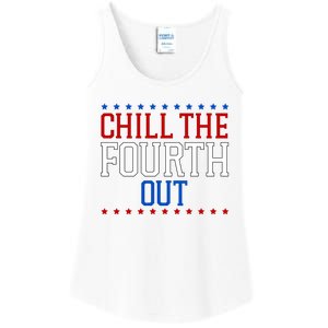 Chill The Fourth Out Funny 4th Of July Ladies Essential Tank