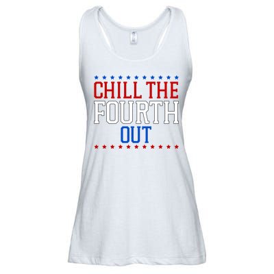 Chill The Fourth Out Funny 4th Of July Ladies Essential Flowy Tank