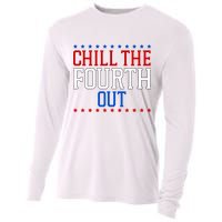 Chill The Fourth Out Funny 4th Of July Cooling Performance Long Sleeve Crew