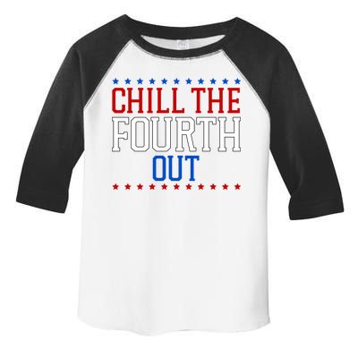 Chill The Fourth Out Funny 4th Of July Toddler Fine Jersey T-Shirt