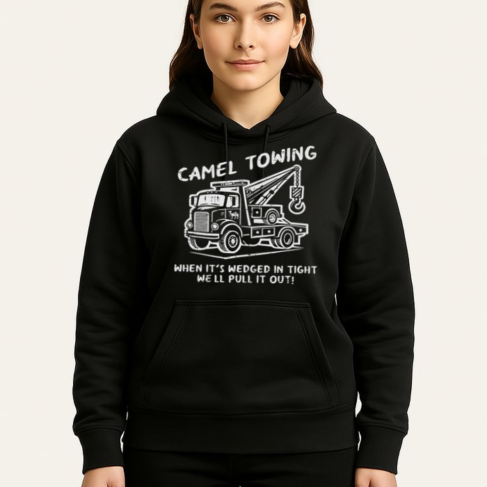 Camel Towing Funny Inappropriate Cringe Adult Humor Joke Hoodie