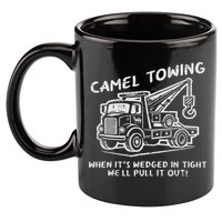 Camel Towing Funny Inappropriate Cringe Adult Humor Joke 11oz C Handle Ceramic Mug
