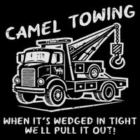Camel Towing Funny Inappropriate Cringe Adult Humor Joke Drawstring Bag