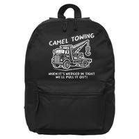 Camel Towing Funny Inappropriate Cringe Adult Humor Joke 16 in Basic Backpack