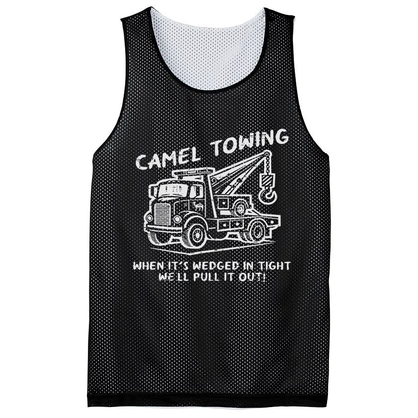 Camel Towing Funny Inappropriate Cringe Adult Humor Joke Mesh Reversible Basketball Jersey Tank
