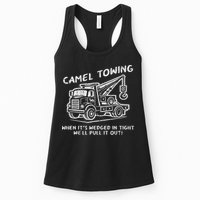 Camel Towing Funny Inappropriate Cringe Adult Humor Joke Womens Tank Top