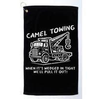 Camel Towing Funny Inappropriate Cringe Adult Humor Joke Golf Towel