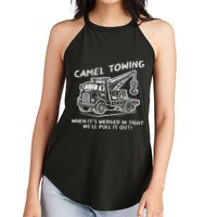 Camel Towing Funny Inappropriate Cringe Adult Humor Joke Women's Perfect Tri Rocker Tank