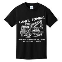 Camel Towing Funny Inappropriate Cringe Adult Humor Joke Kids T-Shirt