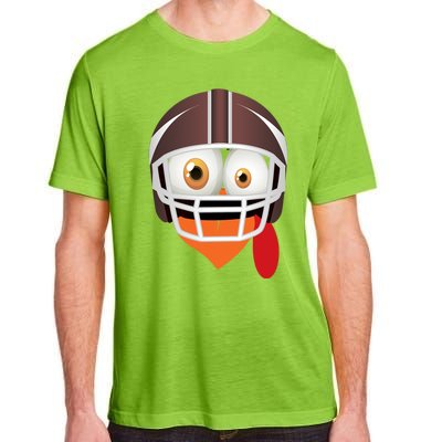 Cool Thanksgiving Football Gift Gobble Turkey Player Gift Adult ChromaSoft Performance T-Shirt