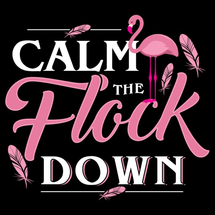 Calm The Flock Down Funny Pink Flamingo Bird Lovers Summer Impact Tech Backpack