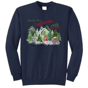 Christmas Tree Farm Fresh Pine Spruce Fir Cedar Gift Tall Sweatshirt