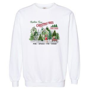 Christmas Tree Farm Fresh Pine Spruce Fir Cedar Gift Garment-Dyed Sweatshirt