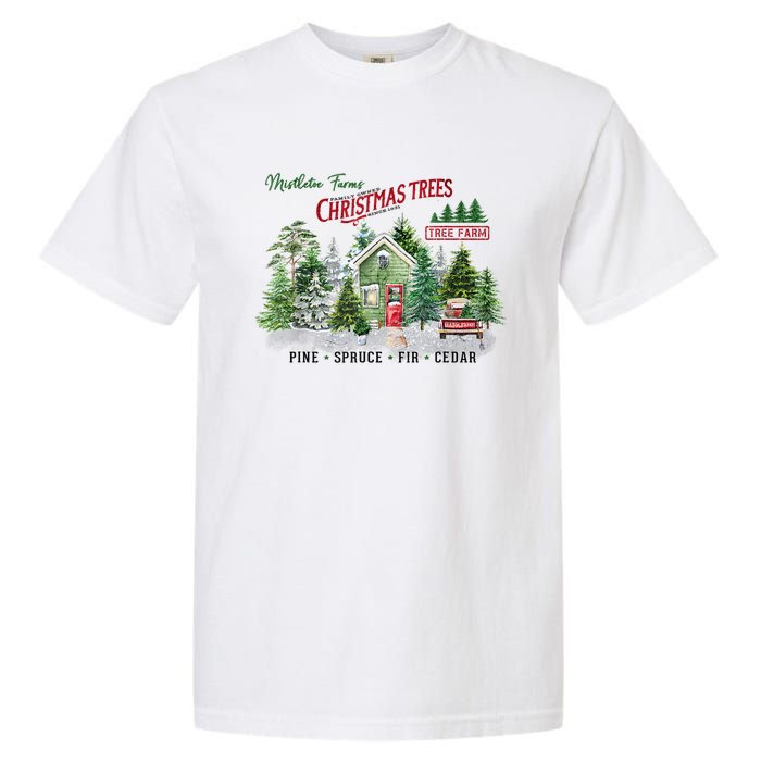 Christmas Tree Farm Fresh Pine Spruce Fir Cedar Gift Garment-Dyed Heavyweight T-Shirt