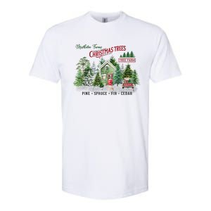 Christmas Tree Farm Fresh Pine Spruce Fir Cedar Gift Softstyle CVC T-Shirt