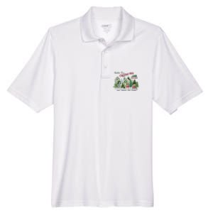 Christmas Tree Farm Fresh Pine Spruce Fir Cedar Gift Men's Origin Performance Pique Polo