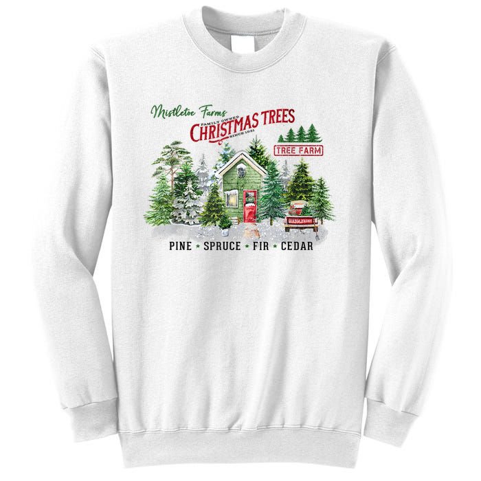 Christmas Tree Farm Fresh Pine Spruce Fir Cedar Gift Sweatshirt