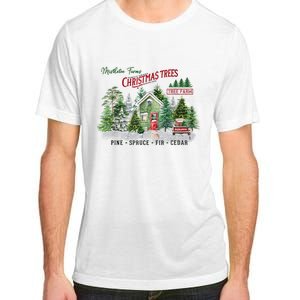 Christmas Tree Farm Fresh Pine Spruce Fir Cedar Gift Adult ChromaSoft Performance T-Shirt