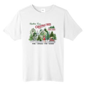 Christmas Tree Farm Fresh Pine Spruce Fir Cedar Gift Tall Fusion ChromaSoft Performance T-Shirt